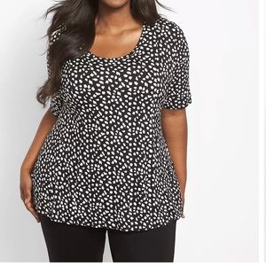 Lane Bryant Classic Perfect Sleeve Scoop-neck Fit and Flare Swing